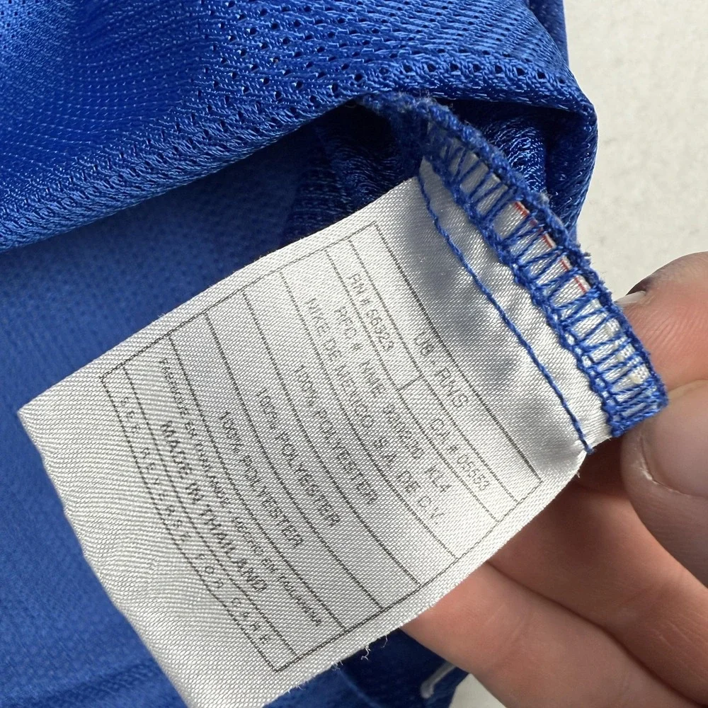 Vintage Nike Shirt Mens XL Blue Mesh Short Sleeve Athletic Jersey Training - Picture 5 of 7